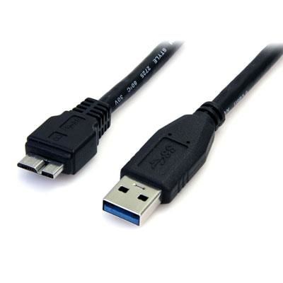 3' USB 3.0 A to Micro B Black