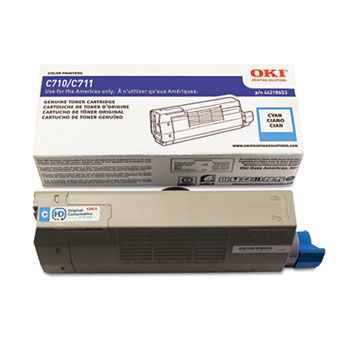 44318603 Toner, 11,500 Page-Yield, Cyan