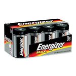 8 Pk, D Energizer Max Battery