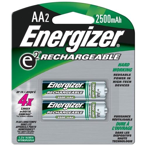 2 Pk, AA Rechargeable Battery