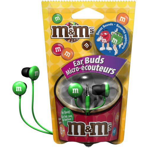 Green M&M's Earbuds