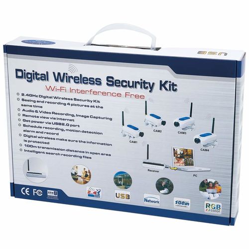Mitaki-Japan&reg; 2.4GHz Digital Wireless Security Set