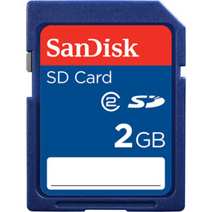 SD 2GB Blister Pkg 3x5