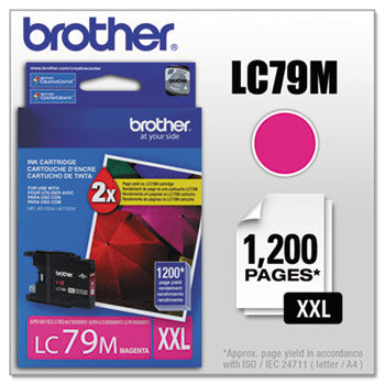 LC79M (LC-79M) Innobella Super High-Yield Ink, 1,200 Page-Yield, Magenta