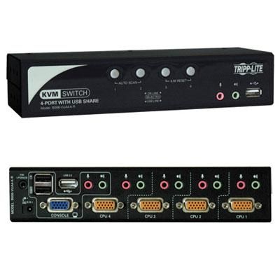 4 Port KVM Switch w Audio