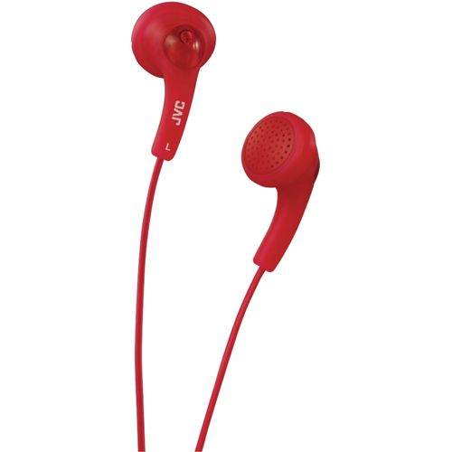 JVC HAF150R Gumy Earbuds (Raspberry Red)