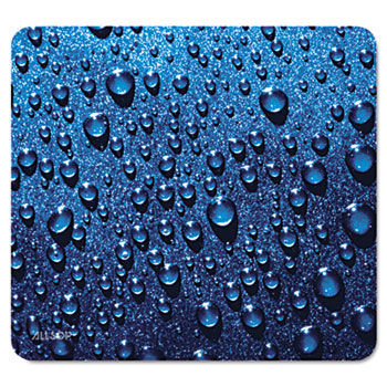 Naturesmart Mouse Pad, Raindrops Design, 8 3/5"" x 8""