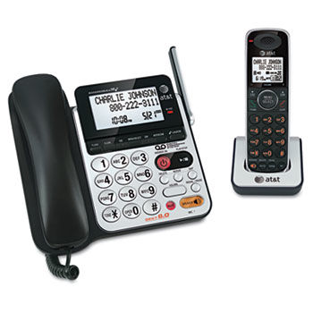CL84100 Corded/Cordless DECT 6.0 Phone System with Answering Machine