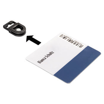 CARD FIX Card Holder, Black, 50/Box
