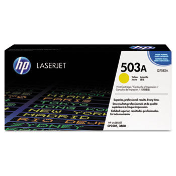 Q7582AG Government Smart Toner, 6000 Page-Yield, Yellow