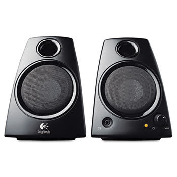 Z130 Compact Laptop Speakers, 3.5mm Jack, Black