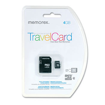microSD Travel Card, Class 6, 4GB