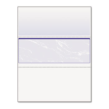 DocuGard Standard Security Marble Business Middle Check, 24 lb, Letter, 500/RM