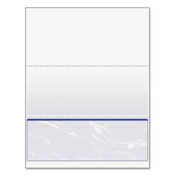 DocuGard Standard Security Marble Business Bottom Check, 24 lb, Letter, 500/RM