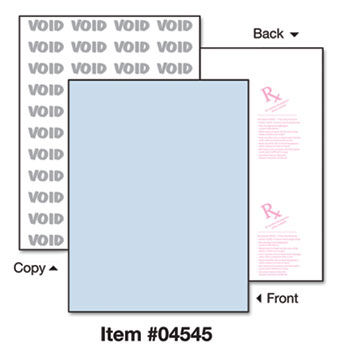 DocuGard Security Paper, 24lbs, 8-1/2 x 11,Blue, 500/Ream