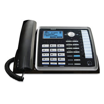 ViSYS Two-Line Corded Speakerphone with Bluetooth