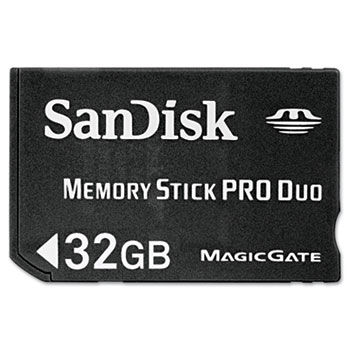 Memory Stick PRO Duo, Optimized for Sony Devices, 32GB