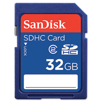 SDHC Memory Card, Class 4, 32GB