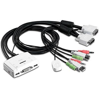 2-port DVI USB KVM Switch