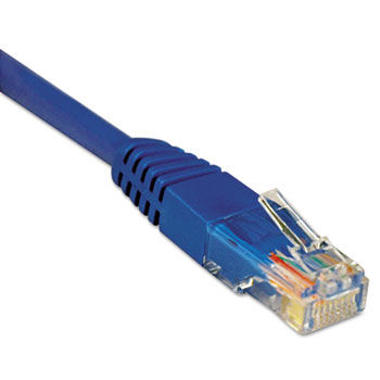 CAT5e Molded Patch Cable, 7 ft., Blue