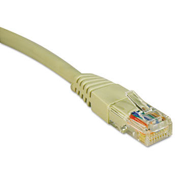 CAT5e Molded Patch Cable, 7 ft., Gray