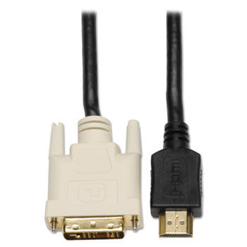 P566-006 6ft HDMI to DVI Gold Digital Video Cable HDMI-M / DVI-M, 6'