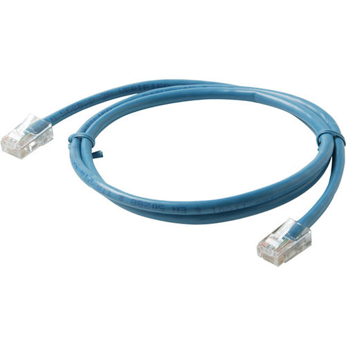 3' Blue CAT5e Non-Booted Network Cable