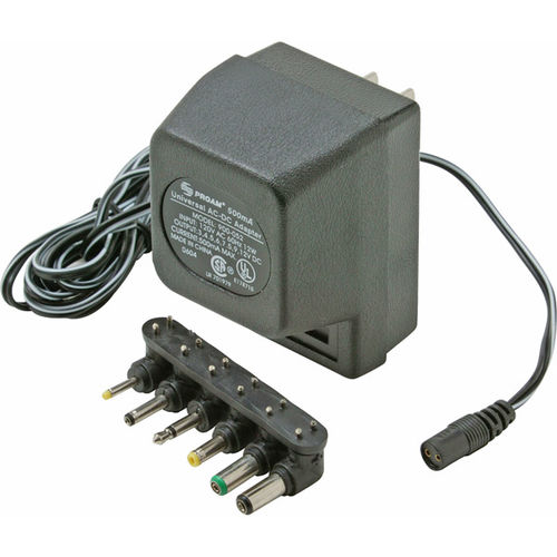 500mA Universal AC Adapter UL