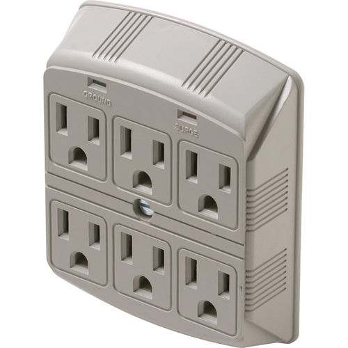 6-Outlet Plug-In Surge Protector