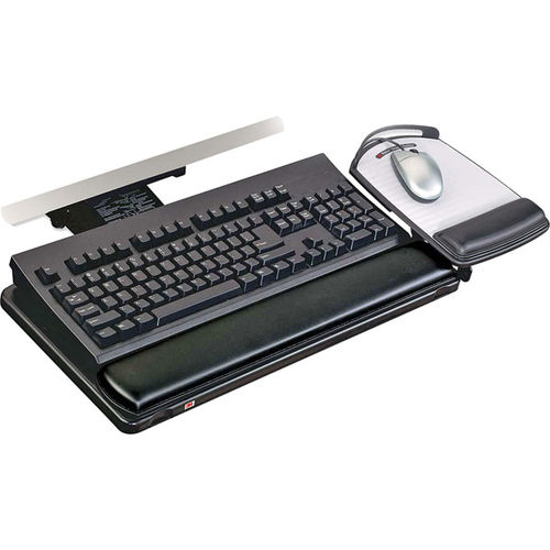 22"" Adjustable Keyboard Tray with All-In-One Gel Wrist Rest