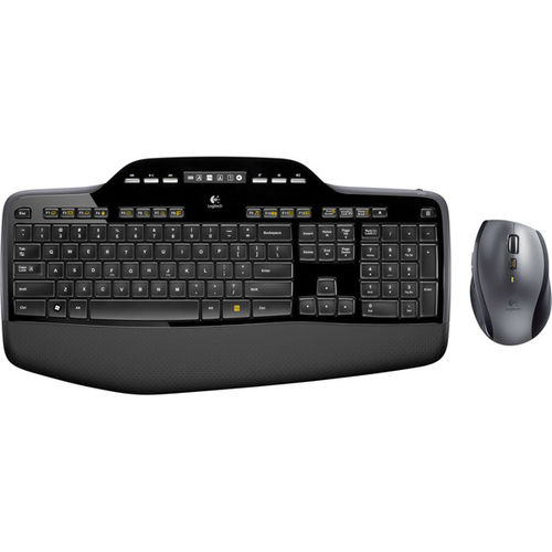 Wireless Keyboard and Hyper-Fast Scrolling Mouse