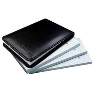 Notebook in Black w/ Flip Notepad