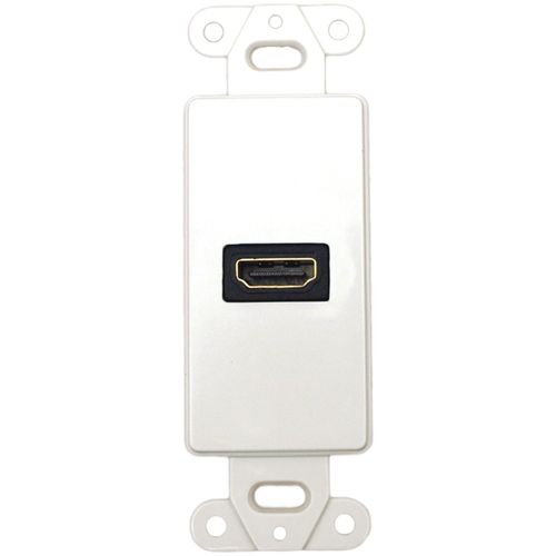DATACOMM ELECTRONICS 20-4501-WH Dcor Wall Plate Insert with 90 HDMI(R) Connector