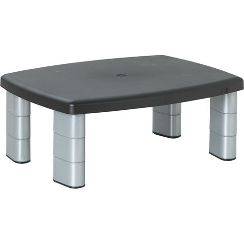 Adjustable Monitor Stand Black And Silver