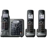 PANASONIC KX-TG7643M DECT 6.0 Link-to-Cell Bluetooth(R) Phone System with Reversible Handsets & Digital Answering System (3-handset system)