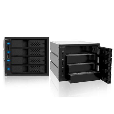 Tray-less 4 in 3 SATA I & II