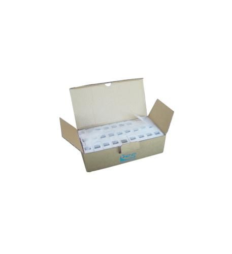 SURFACE MOUNT BOX, 1-PORT, 25PK, WH