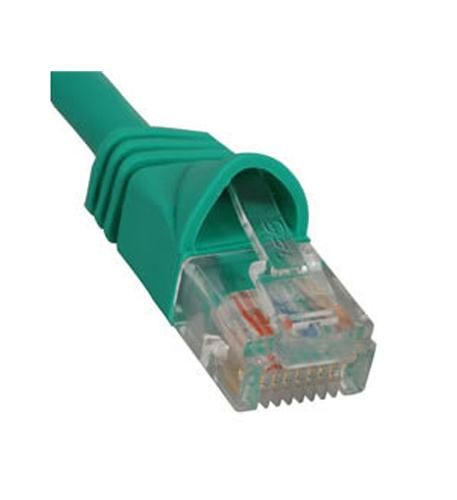 PATCH CORD, CAT 6, MOLDED BOOT, 7' BK