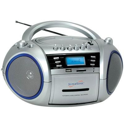 MP3CD Cassette Recorder Silver