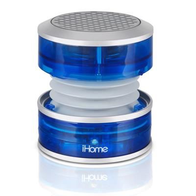 CrystalTunes Mini Blue Speaker