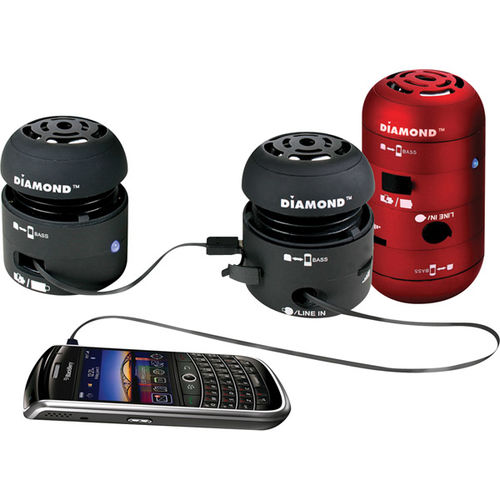 Black Mini Rockers Mobile Speakers