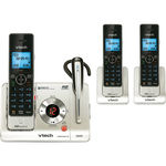 2 Handset Cordless Phone System with Cordless Headset