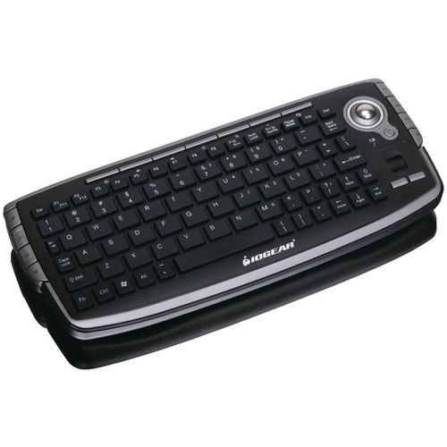 IOGEAR GKM681R 2.4GHz Wireless Compact Keyboard with Optical Trackball & Scroll Wheel