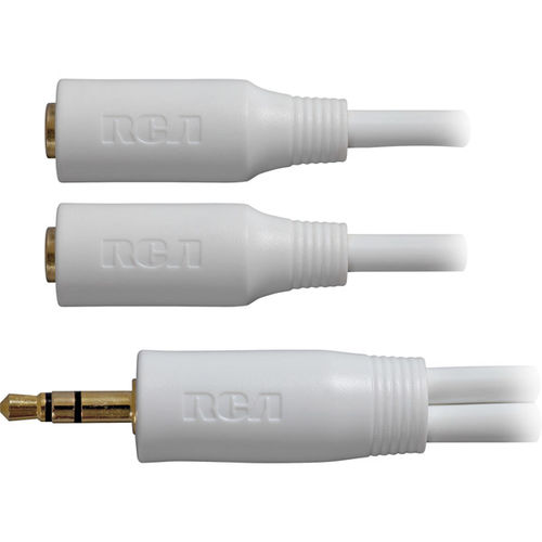 6 foot Y-Adapter for Dual 3.5mm Jacks
