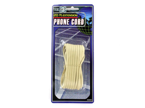 20&#039; Extension telephone cord