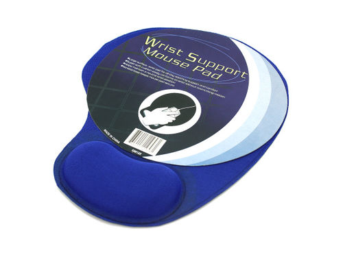 Mouse pad with cushion wrist support