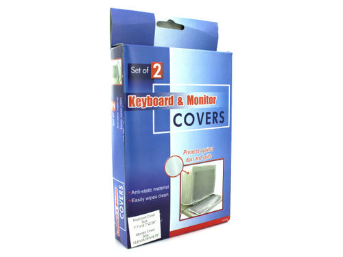 Monitor and keyboard protective covers