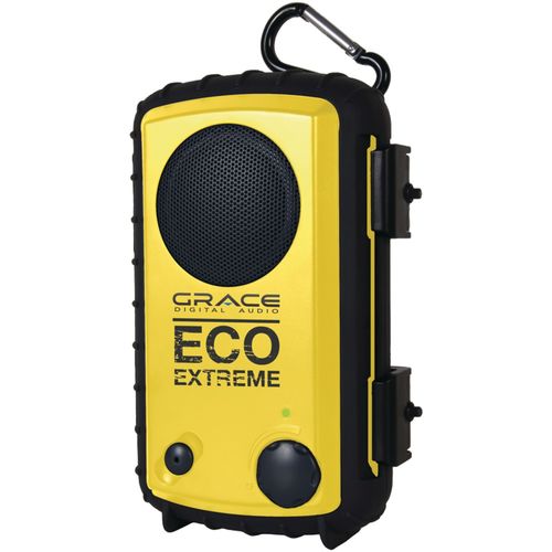 ECOXGEAR GDI-ACQSE104 EcoExtreme iPod(R)/iPhone(R) Rugged Waterproof Case with Built-In Speaker (Yellow)