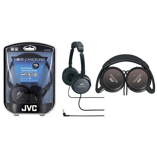 JVC NOISE CANCELLING HEAD PHONES