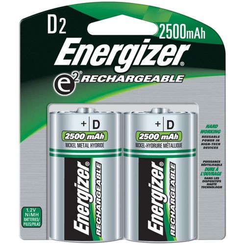 2 Pk, D Rechargeable Battery